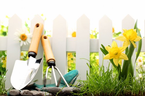 Professional hedge care improving a garden boundary in Arkley